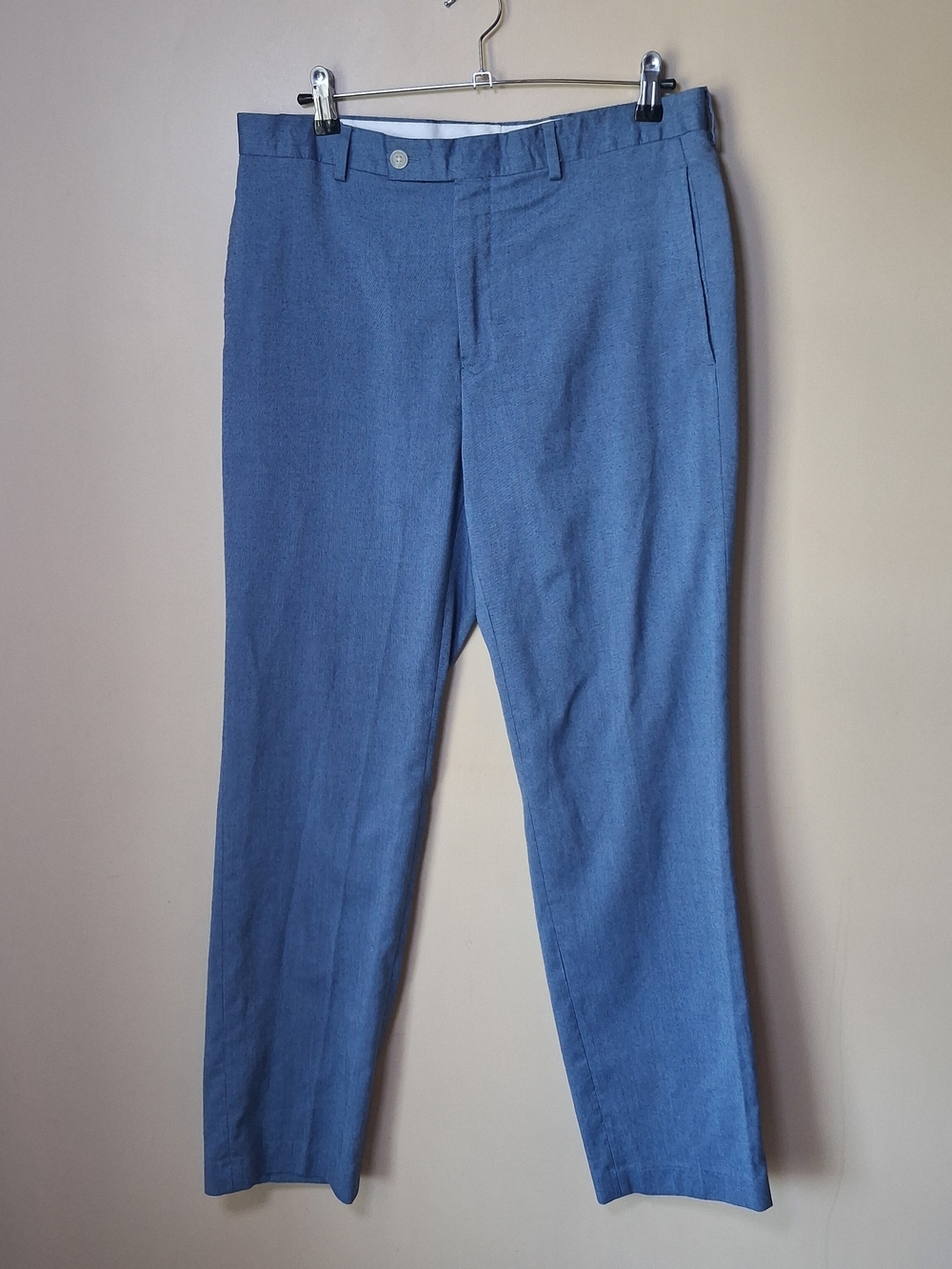 Ralph Lauren Trousers,Classic fit, Flat-front,Color: Blue, Size 32 × 32